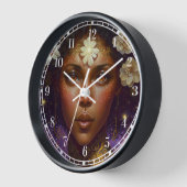 Afrikaanse zwarte godin koningin Fantasy Art C (Hoek)