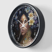 Afrikaanse zwarte godin koningin Fantasy Art C (Hoek)