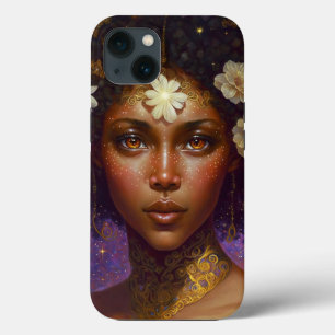 Afrikaanse zwarte godin koningin Fantasy Art C Case-Mate iPhone Case
