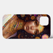 Afrikaanse zwarte godin koningin Fantasy Art Case-Mate iPhone Case (Achterkant (horizontaal))