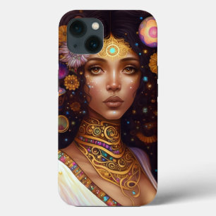Afrikaanse zwarte godin koningin Fantasy Art Case-Mate iPhone Case