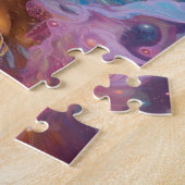 Afrikaanse zwarte godin koningin Fantasy Art J Legpuzzel (Zijkant)