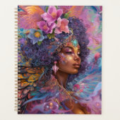 Afrikaanse zwarte godin koningin Fantasy Art P Planner (Voorkant)