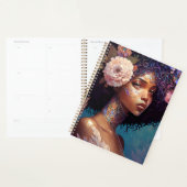 Afrikaanse zwarte godin koningin Fantasy Art Planner (Display)