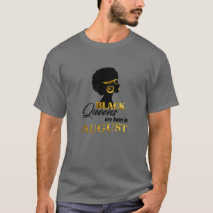 Afrikaanse zwarte koninginnen worden geboren in au t-shirt