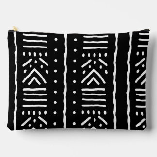 Afrikaanse Zwarte Modderdoek Accessoiretas - Ritss Etui