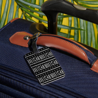 Afrikaanse Zwarte Modderdoek Bagage Label - Reisac