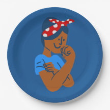 Afrikaanse zwarte rosie the riveter rockabilly ret