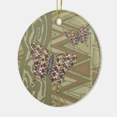Afrikaanse Zwemstaartversiering Keramisch Ornament (Links)