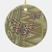 Afrikaanse Zwemstaartversiering Keramisch Ornament (Achterkant)