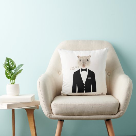 #AfrikaansIsLekker - Dapper Muis Kussen (Stoel)