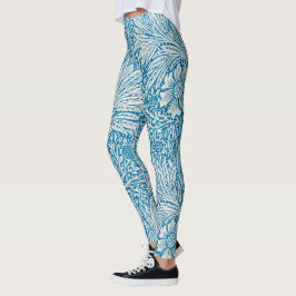 Afrikaantje door William Morris, Vintage Tuinbloem Leggings