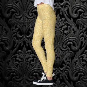 Afrikaantje door William Morris, Vintage Tuinbloem Leggings
