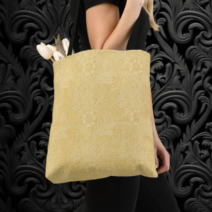 Afrikaantje door William Morris, Vintage Tuinbloem Tote Bag