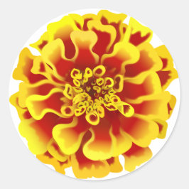 Afrikaantje Ronde Sticker
