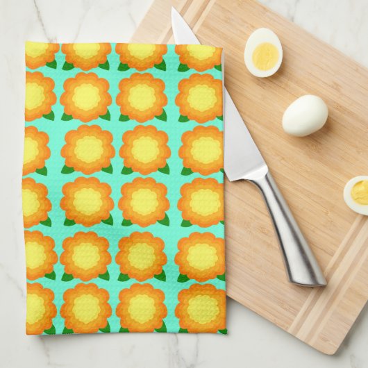 Afrikaantjes Theedoek (Quarter Fold)