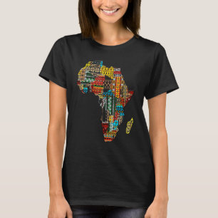 Afrikanen Dashiki Pattrens - T-shirt voor zwarte g