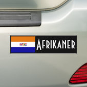 Afrikaner Bumpersticker (Op auto)
