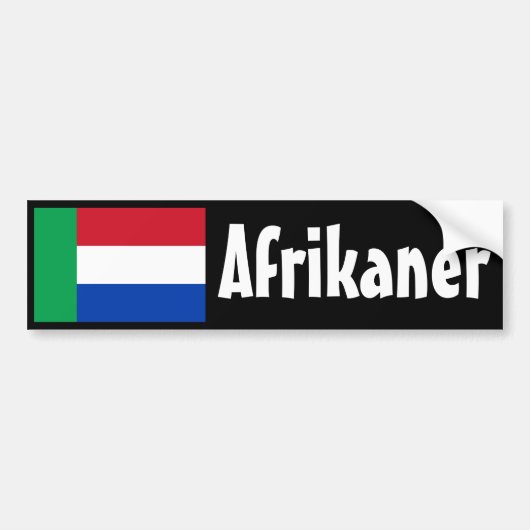 Afrikaner Bumpersticker (Voorkant)