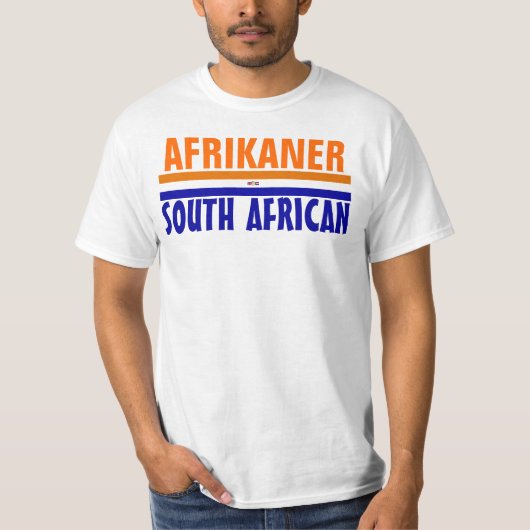 Afrikaner/Zuid-Afrika T-shirt (Voorkant)
