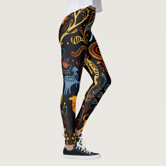 Afrikanischem Flair Leggings (Rechts)