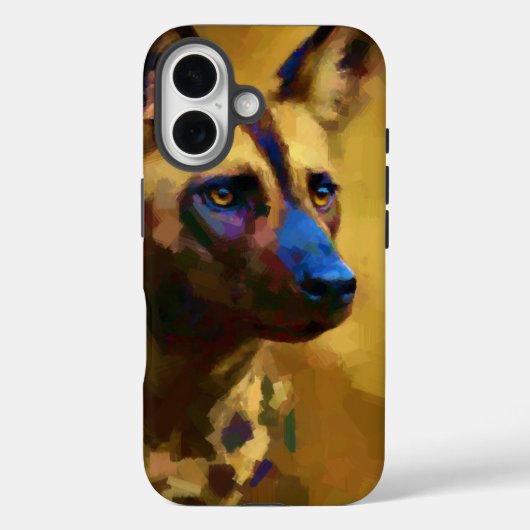 Afrikanischer Wildhund Art Case-Mate iPhone Case (Achterkant)