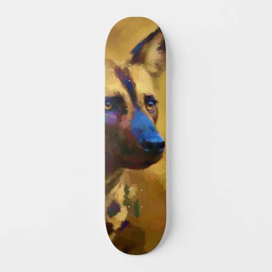 Afrikanischer Wildhund Persoonlijk Skateboard (Voorkant)