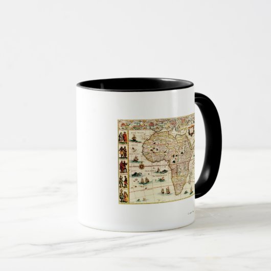 AfrikaPanoramische KaartAfrika 2 Mok (Voorkant rechts)