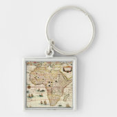 AfrikaPanoramische KaartAfrika 2 Sleutelhanger (Voorkant)