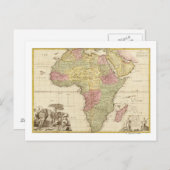 AfrikaPanoramische KaartAfrika 3 Briefkaart (Voorkant / Achterkant)