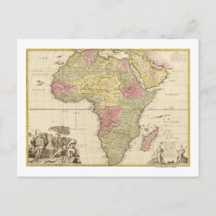 AfrikaPanoramische KaartAfrika 3 Briefkaart