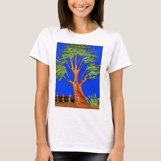 Afrika's Acacia Beauty: Serengeti Serenity. T-shirt (Voorkant)