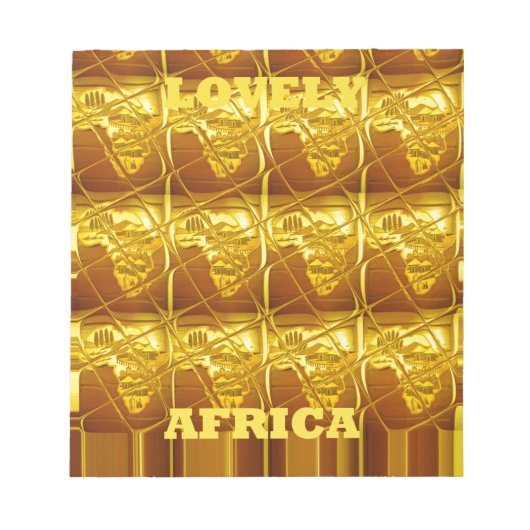 Afrika's Gouden Belofte Notitieblok (Voorkant)