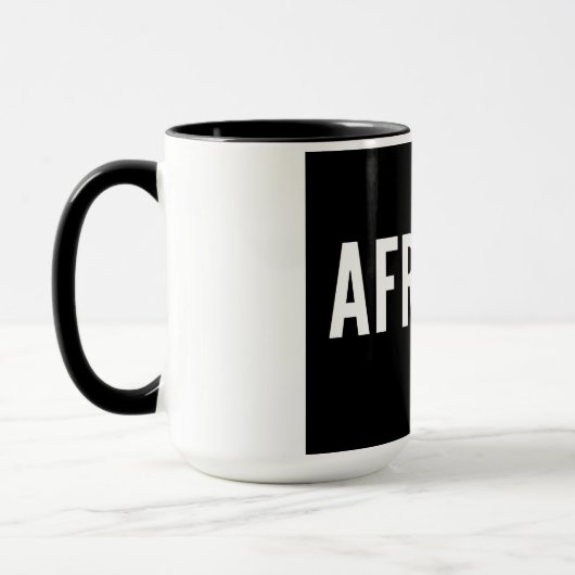 Afriman Koffie / Thee Cup Mok (Links)