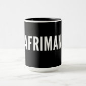 Afriman Koffie / Thee Cup Mok (Midden)