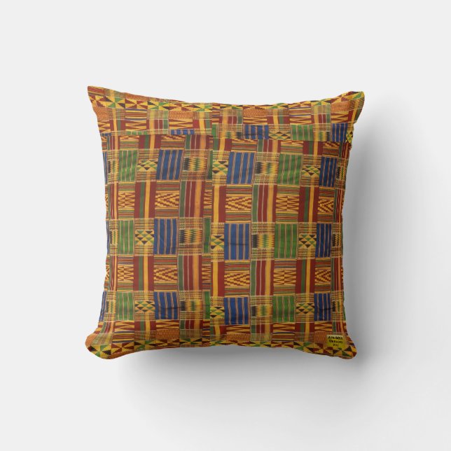 AfriMex Urbano Kente Pillow Kussen (Voorkant)