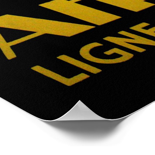 Afrique Airlines Vintage Travel Art poster (Hoek)