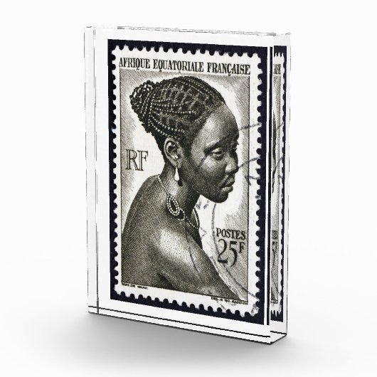 Afrique art reist Frans Francaise "postzegel Fotoblokken (Rechts)
