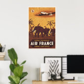 Afrique Occidentale Oude Reisposter Op Maat Poster (Thuiskantoor)