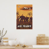 Afrique Occidentale Oude Reisposter Op Maat Poster (Keuken)