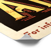  AFRIQUE-reisposter Poster (Hoek)