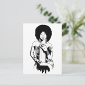 Afro 1 briefkaart (Staand voorkant)
