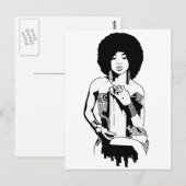 Afro 1 briefkaart (Voorkant / Achterkant)