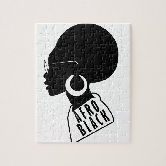 AFRO African American Black gift aan shirt Legpuzzel (Verticaal)