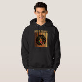 Afro African American Black Hoodie (Voorkant volledig)