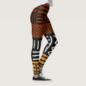 Afro-Afrikaanse Gedrukte Mud Cloth Designer Leggin Leggings (Rechts)