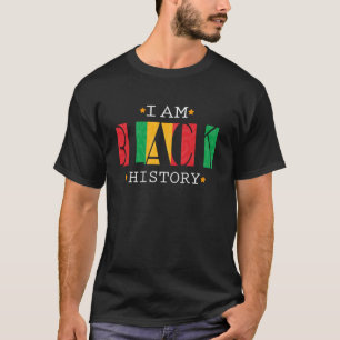 Afro Afrikaanse Zwarte Geschiedenis Maand Melanine T-shirt