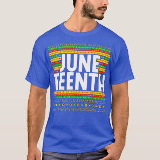 Afro American Pride Black History Junetetiende T-shirt