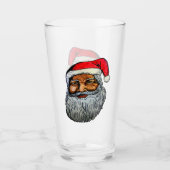 AFRO-AMERIKAAN KRIS KRINGLE GLAS (Voorkant)