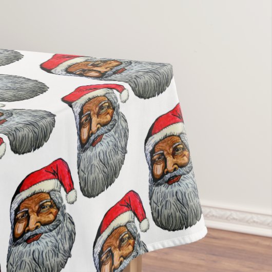 AFRO-AMERIKAAN KRIS KRINGLE TAFELKLEED (Voorbeeld)